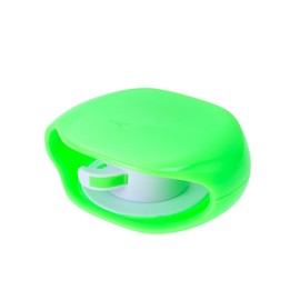 KICHOUSE Automatic Roll Earphone Cable Winder Retractable Data Cable Organizer Compact Storage Box Green and Material for Home and Travel Use
