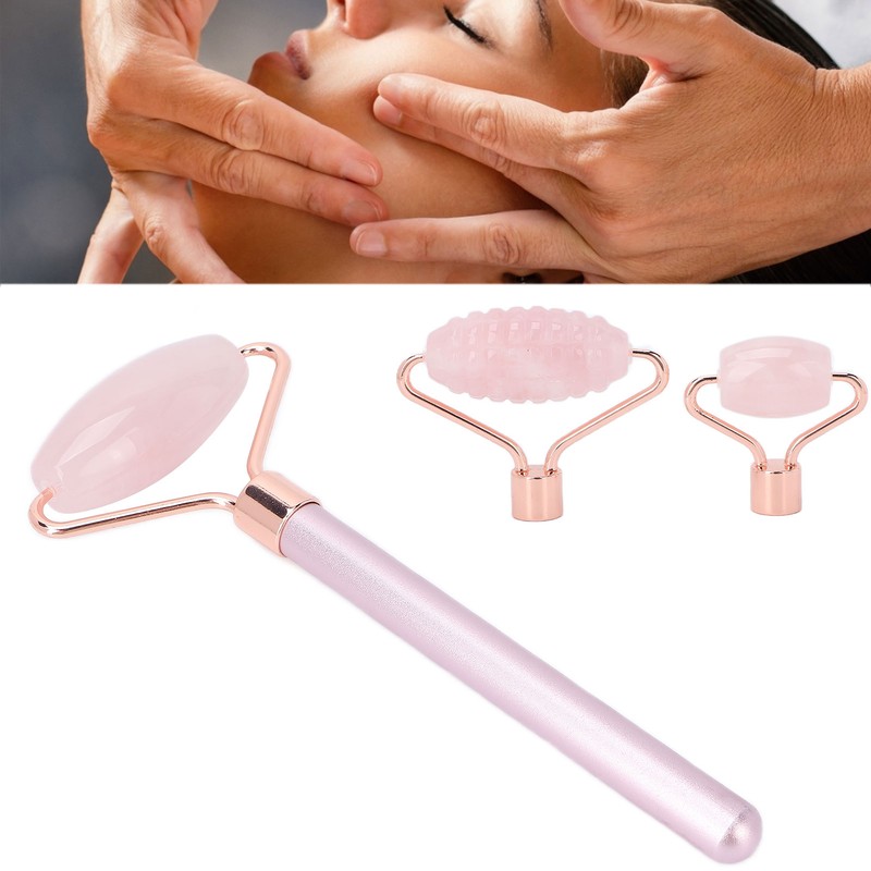 3 in 1 Gua Sha Facial Tool Set Face Jade