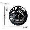 Instant Karma Clocks Wall Clock Camping Hiking Camping Hiking RV