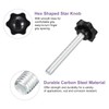 QUARKZMAN Pack of 2 M10 x 80 mm Star Handles,