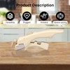 Zheigaoxea Removable Handle for Pots and Pans, Universal Detachable Handle