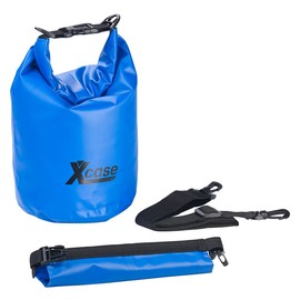 Xcase Outdoor Dry Bag: Waterproof Dry Bag, Heavy Duty Industrial Tarpaulin, 5 L, Blue (Motorcycle Bags, Roll Top Sack, Underwater Light)
