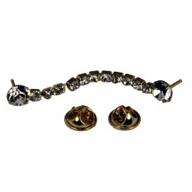 3030291 Single Row Rhinestones Shrine Unit Tassel Holder Shriner Fezz Tassle Fez