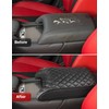 Center Console Armrest Cover Pad for Acura RDX 2019-2024, Middle