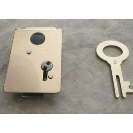 BTE Germany Money Box Lock Square 30 x 49.5 mm Metal
