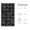 WangLaap 1450Pcs Acrylic 4x7mm Round Letter Beads Kits Alphabet A-Z