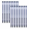 CLARO A-one Ballpoint Pens, BLACK, Medium Point (1.0mm), Pack of