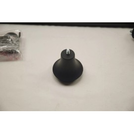 VOREFF QTY:4 VOREFF Curtain Rods 28 - 48 in Adjustable Black with Modern Design 2x2pack