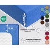 Sesto Senso Fitted Sheet 200 x 200 cm Light Blue