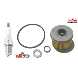 Honda Rancher 420 Foreman 500 Oil Filter & Spark Plug Tune Up Kit TRX420 TRX500