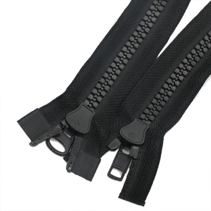 Leekayer #10 72 Inch Zippers for Sewing Different Slider Two