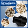JIYIZO Dust Collection Fitting Kit Include 4 Inch to 2-1/2