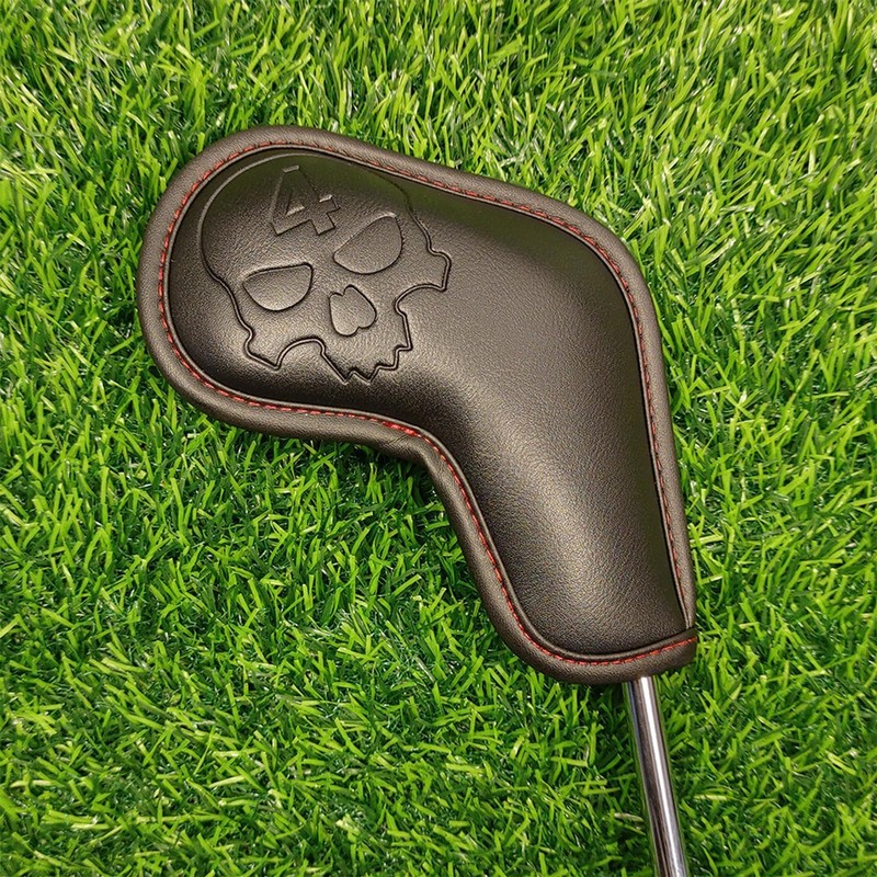Golf Iron Covers Set, Skull Pattern Protective Covers Golf Iron