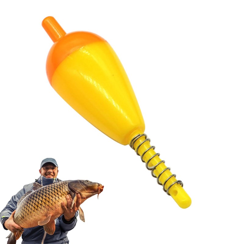 Spring Bobbers | Float Fishing Gear,Spring Oval Fishing Floats, Bright