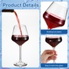 Yiyiring 8 Pcs Floating Wine Glasses - 20 oz Floatable,