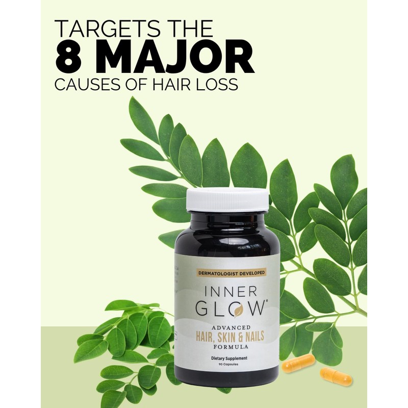 Inner Glow Advanced Hair, Skin & Nails Vitamins – Doctor-Developed
