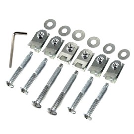 FEXON Truck Bed Mounting Bolt Kit Replacement for Ford Ranger 1983-2011, Mazda B2300 B4000 1994-2010, B3000 1994-2008, B2500 1998-2001 Replaces 924-310 N802286-S101 9XB03-33402