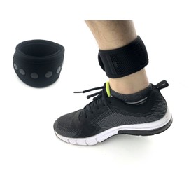 CAREOR Adjustable Arm&Ankle Running Band Wristband Band with Buckle and Mesh Pouch For Garmin & ONE/Flex 2/ALTA/ALTA HR Fitness Tracker Wristband (Black-11-13'')