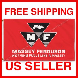 Massey Ferguson Tractor Flag 3x5 FT Banner MF Farm US Seller FREE Shipping