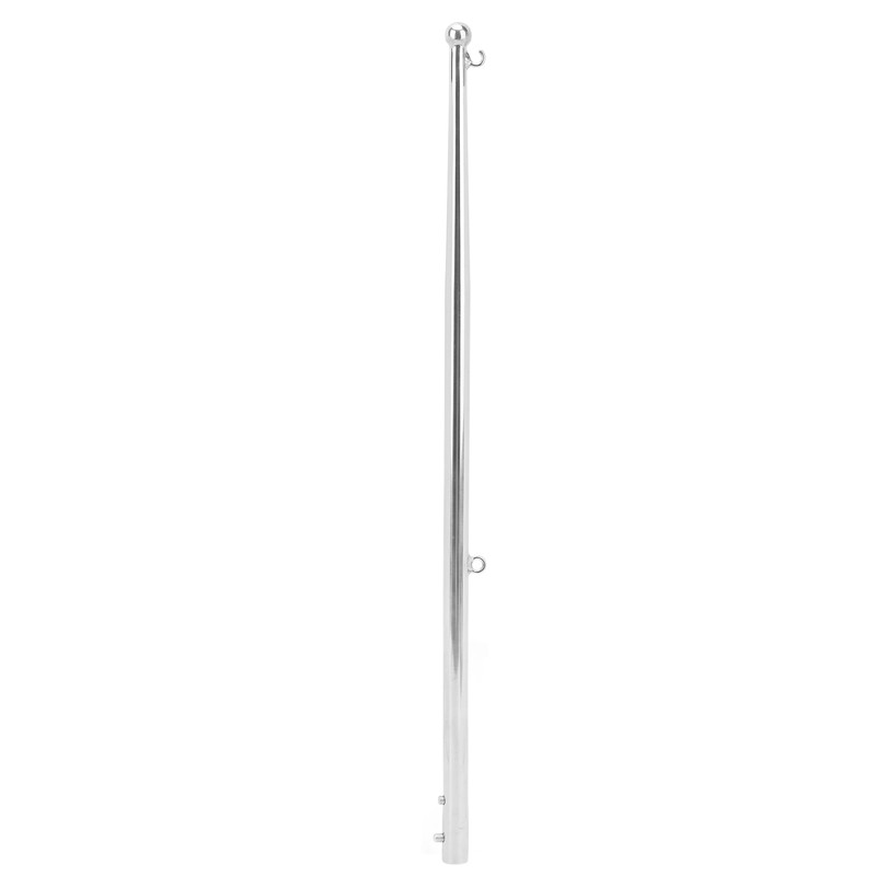 Flag Pole 610mm Stainless Steel Weather Resistant Rustproof Marine Flagpole
