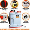 4.2 Gallon Battery-Powered Backpack Sprayer - 6 Nozzles, 80 PSI