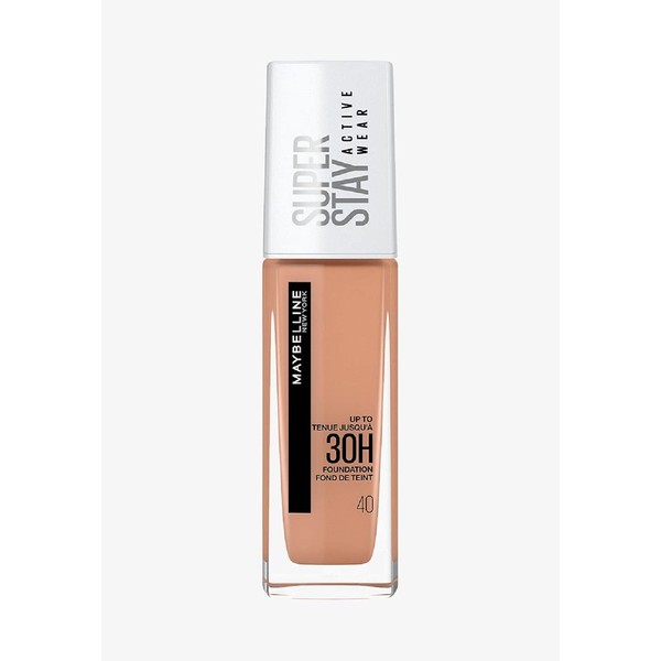 Maybelline New York Super Stay Active Wear, waterproof foundation with high coverage, long-lasting facial makeup, colour: No. 40 Fawn (Medium), 1 x 30 ml