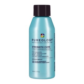 Pureology Strength Cure Conditioner - For Damaged or Color Treated Hair, Hair Strengthening & Prevents Breakage, Vegan & Sulfate-Free, 1.7 Fl Oz