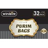 Winfaire Happy Purim Bags - Purim Cellophane Bags - 3"