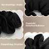 PUSCOBSY Satin Scrunchies Haargummi für Damen, Weich Haarschonende Haargummis ohne