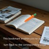 3 Pcs Silicone Bookmarks Cool Unique Bookmarks Corner Bookmark Carrot