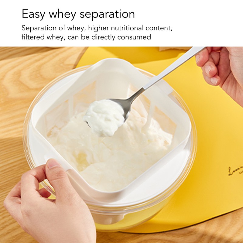 Yogurt Whey Separator Round Large Capacity Efficient Fine Mesh Yogurt