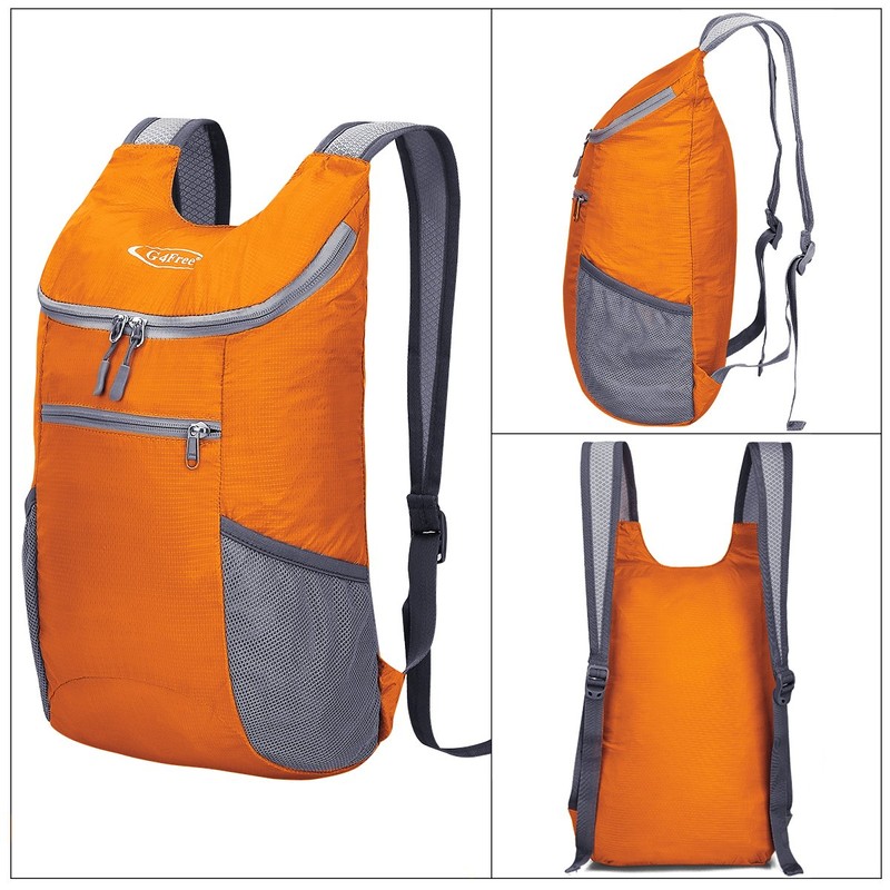 G4Free Foldable Rucksack, Lightweight Daypack, Unisex Packable Travel Rucksack, Rucksack