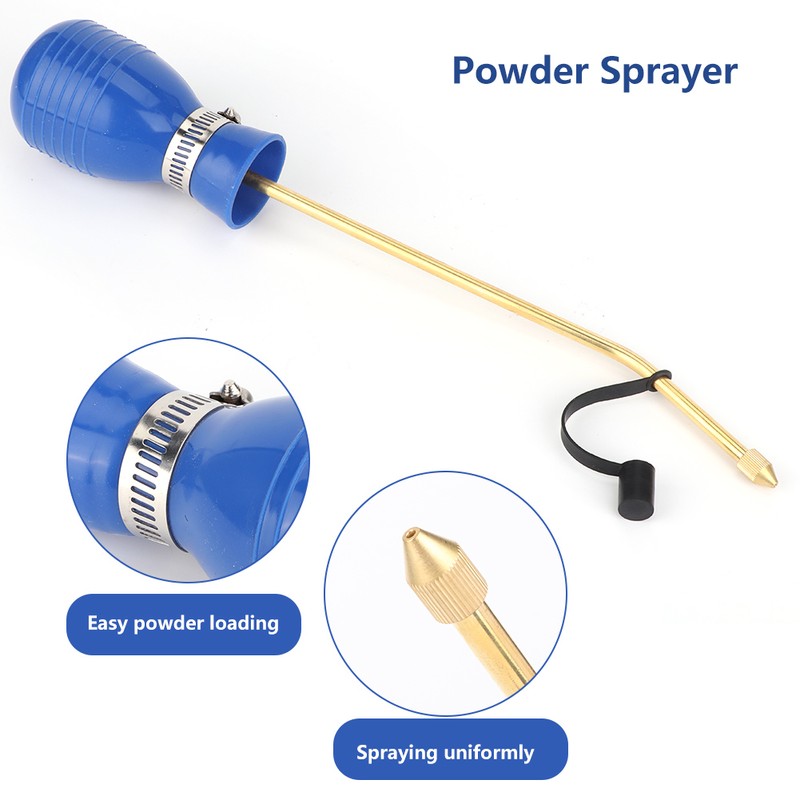 Portable Copper Tube Powder Sprayer Handheld Powder Spraying Ball for