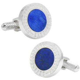 DAKS Ducks Round Lapis Lazuli Stone Cufflinks Cufflinks Cufflinks dc10121