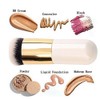 Makeup Brush, Single Handle Large Round Head Soft Foundation Face