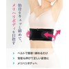 [犬印本舗] 美ボディメイク肋骨ベルト ブラック M~L N2700