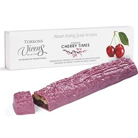 Vicens Agramunt's Torrons - Albert Adrià Natura Collection - Nougat Cherry Times Albert Adrià & José Andrés - 9.70 oz / 275 g (Pack of 1)