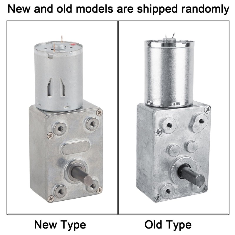 DC 12V Gear Motor CW/CCW Gear Motor Reversible Worm Gear