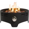 Enjoy 15'' Round Propane Gas Modern Stainless Steel Portable Camping