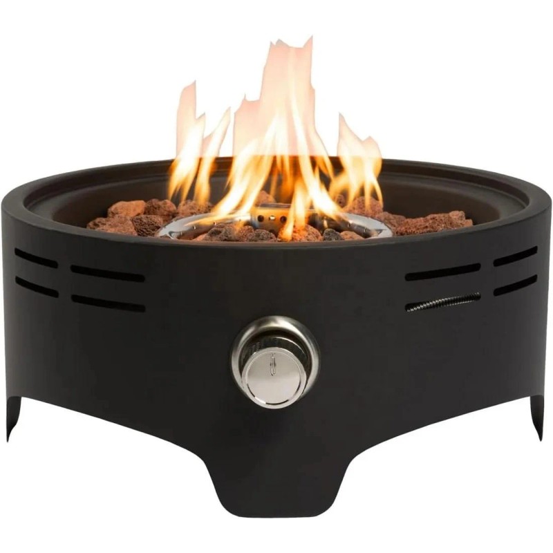 Enjoy 15'' Round Propane Gas Modern Stainless Steel Portable Camping