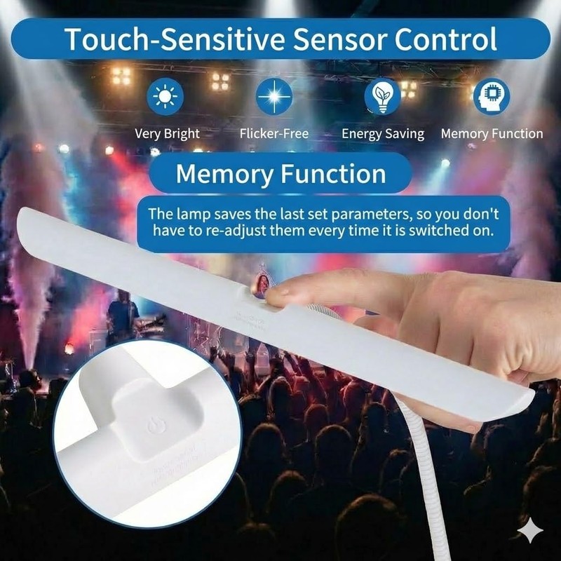 Infitronic LED Piano Light - 18 LEDs Warm White, Continuously