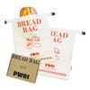 PW61 Beeswax Bread Bags for Homemade Bread. 2 Pack XL