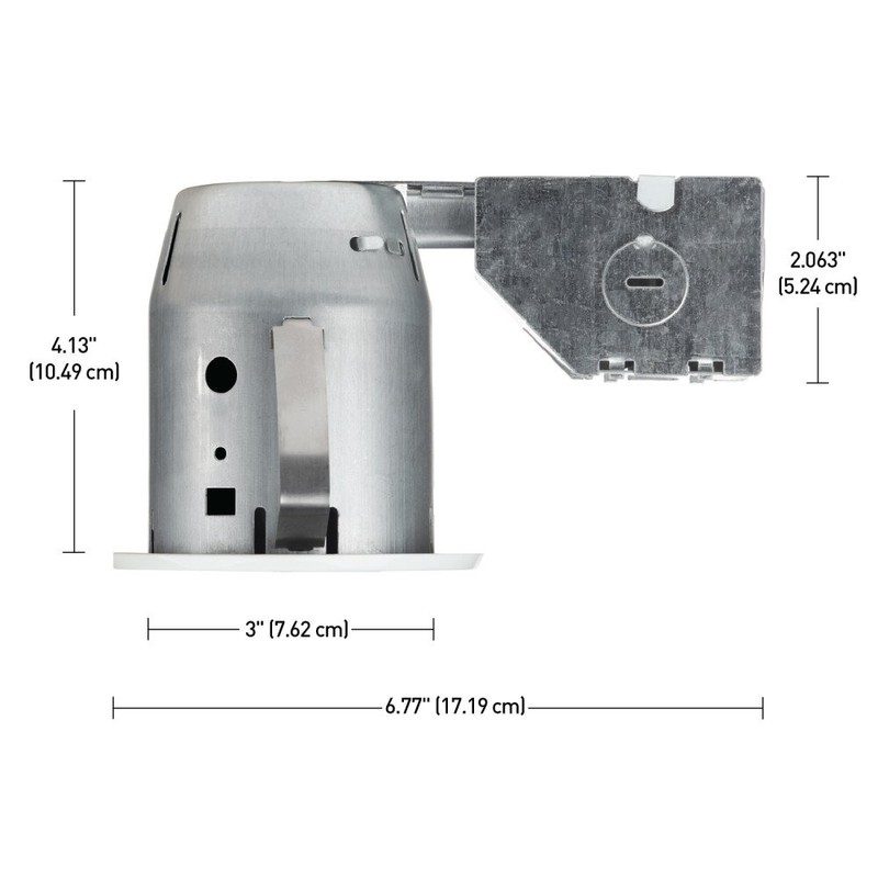 Globe Electric 90679 3" Swivel Round Trim Recessed Lighting Kit,