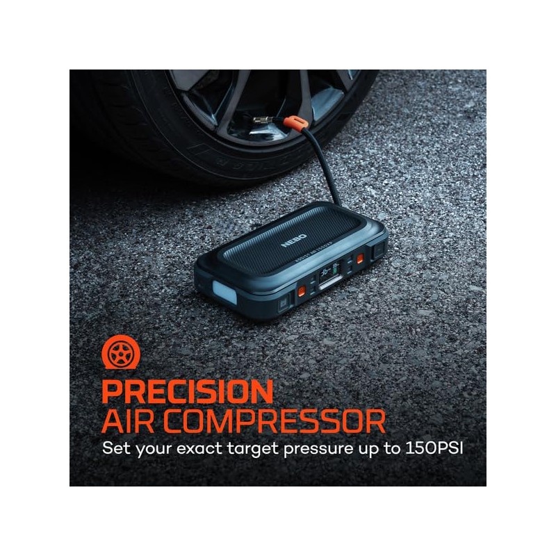NEBO Assist AIR 1500XP Jump Starter and Air Compressor |