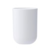 Uviviu Bathroom Cups, Plastic Toothbrush Holder, Tumbler Cup, 350ml (White)