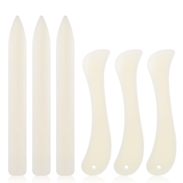 9Pcs Bone Folder Tool Plastic Bone Folder Paper Creaser Set
