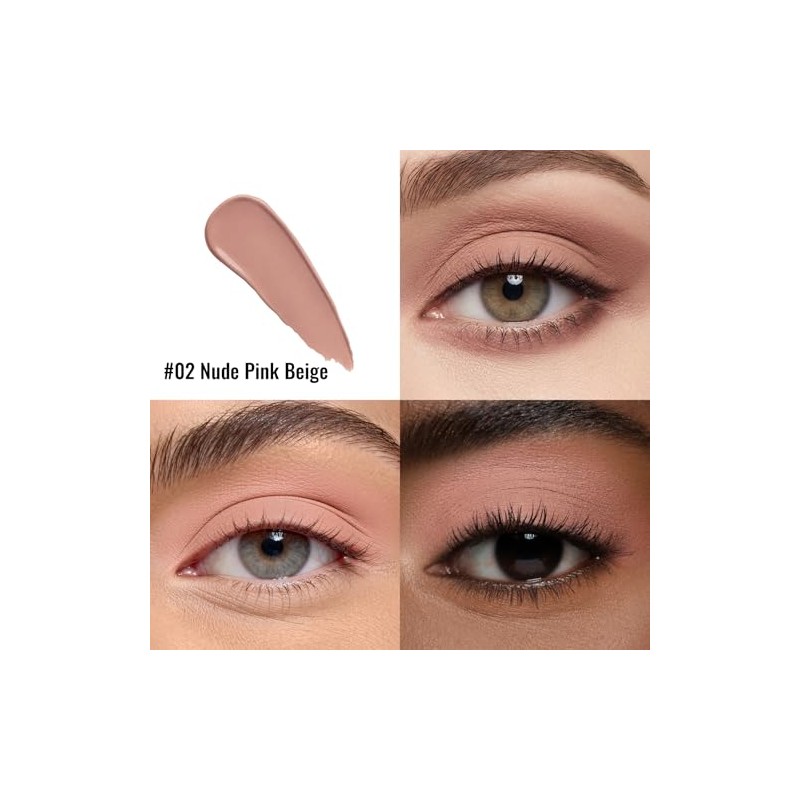 Erinde Sombra de ojos Líquida Matte, Altamente Pigmentada, #02