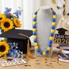 Kigeli 1 Pack 37 Inches Hawaiian Graduation Kukui Nut Leis