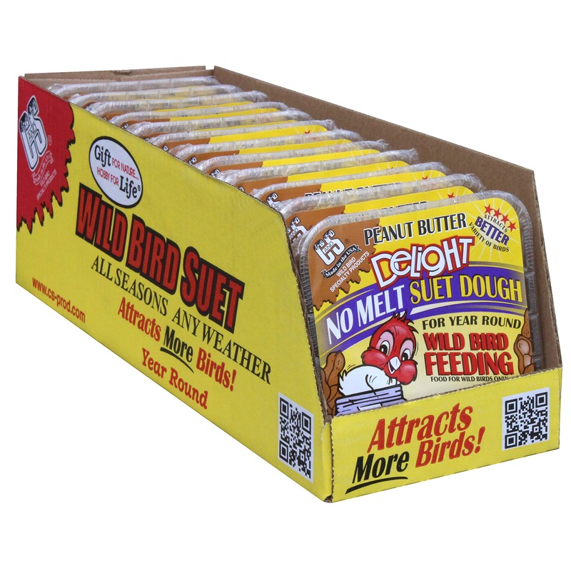 C&S Peanut Butter Delight Suet, 11.75-Ounce