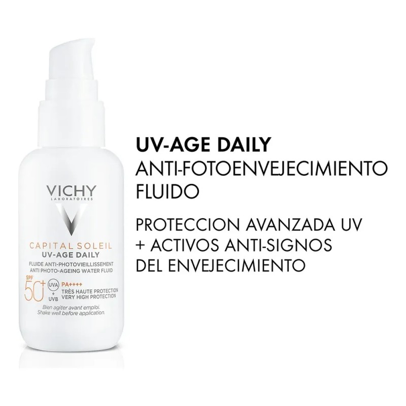 Protector Solar Rostro Vichy Uv Age Daily 50fps 40ml